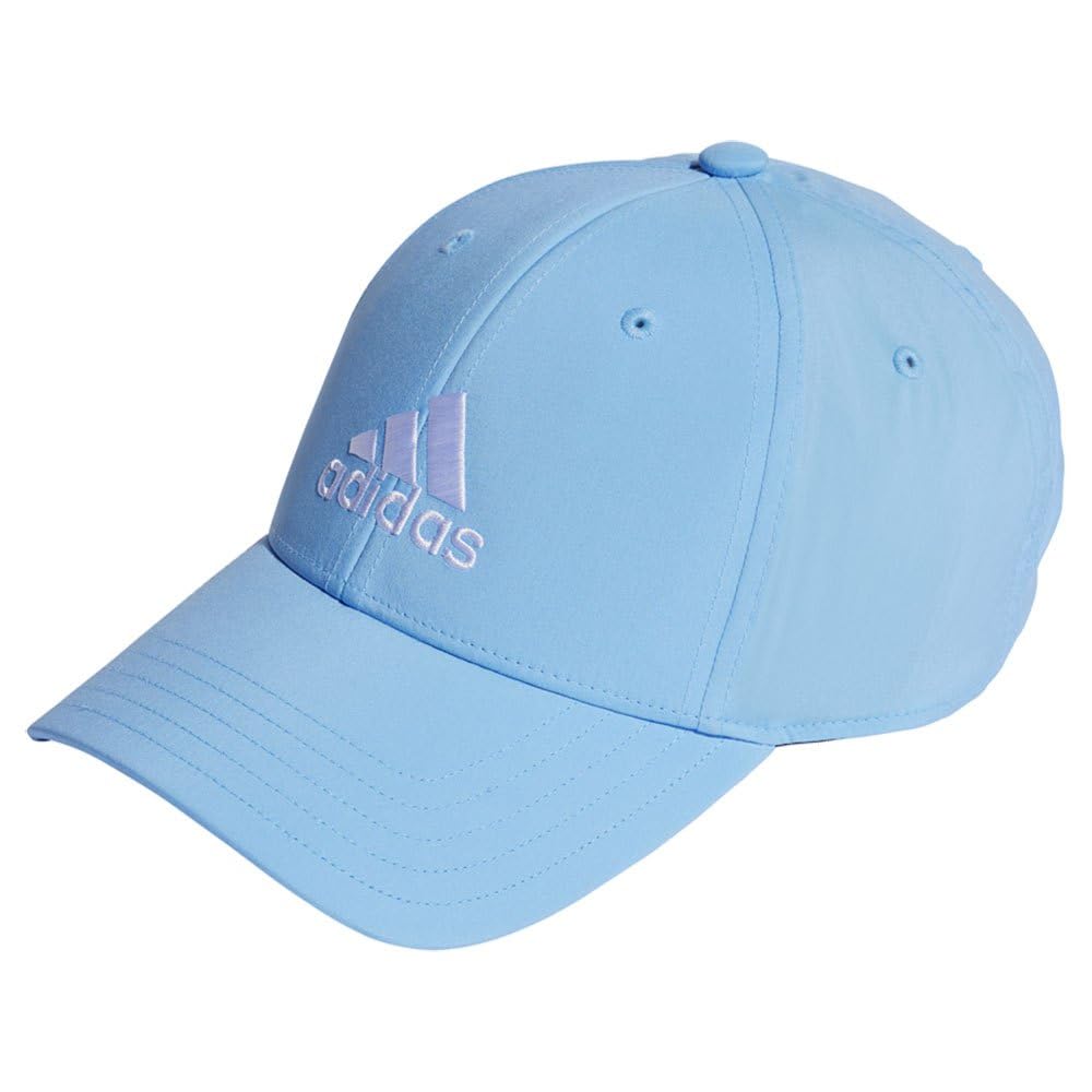 Adidas DKH27 Lightweight Baseball Cap with Embroidered Blue OSFX Men's Logo, Burst/White (IR7886)