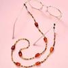 Anti-Slip Retro Amber Glasses Chain Anti-Lost Decorative Sunglasses Lanyard Chain Handmade Beads Reading Glasses Rope