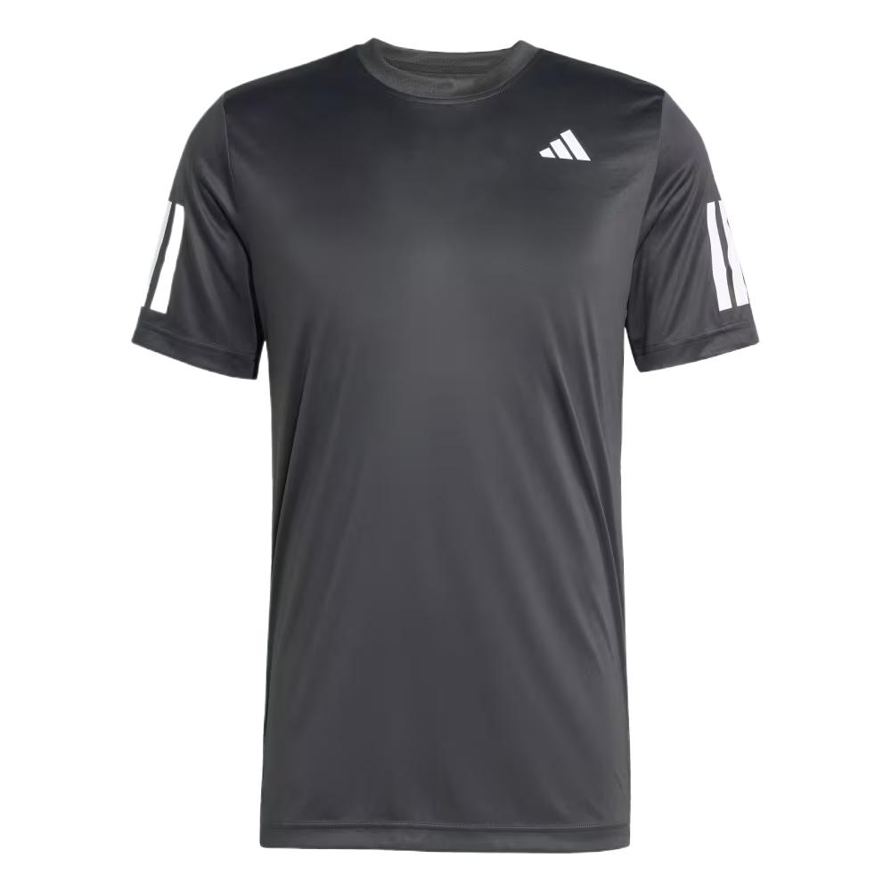 adidas Men s Own The Run 3-Stripes T-Shirt Black JG0978 A/S