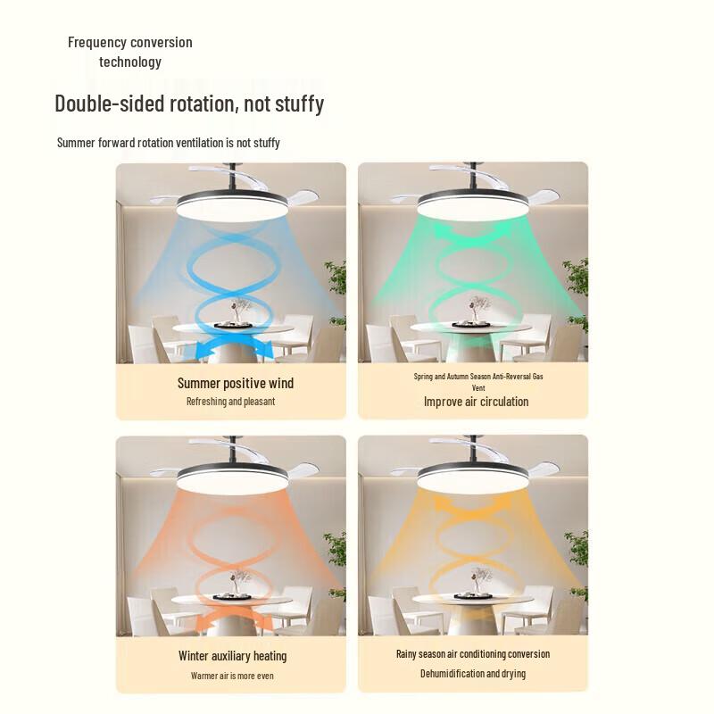 NVC 42-inch LED Smart Ceiling Fan Light