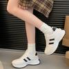 High-quality Hot-selling Spring Thick Bottom Women's Shoes 2025 Summer Casual  Leather Sneakers Casual Vulcanised Shoes