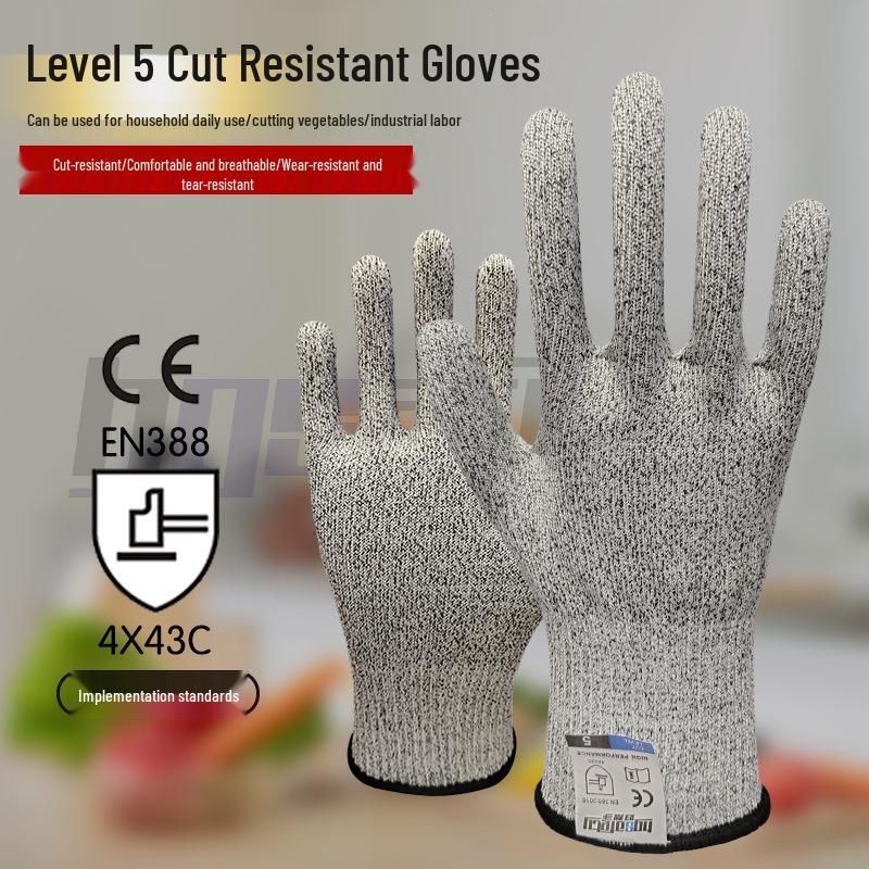 Level 5 Cut-Resistant Gloves for Labor Protection and Agricultural Work