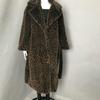 Women's Leopard Print Faux Fur Trench Coat - Versatile, Loose Fit, Autumn/Winter Fashion
