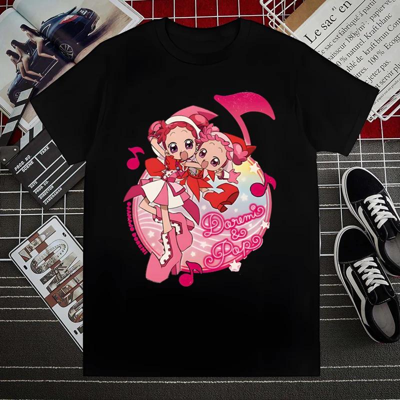 Ojamajo Doremi Magical Summer Fashion Shirt Graphic T Shirt Men Tops Base O-neck Tees Funny Girls Tshirt
