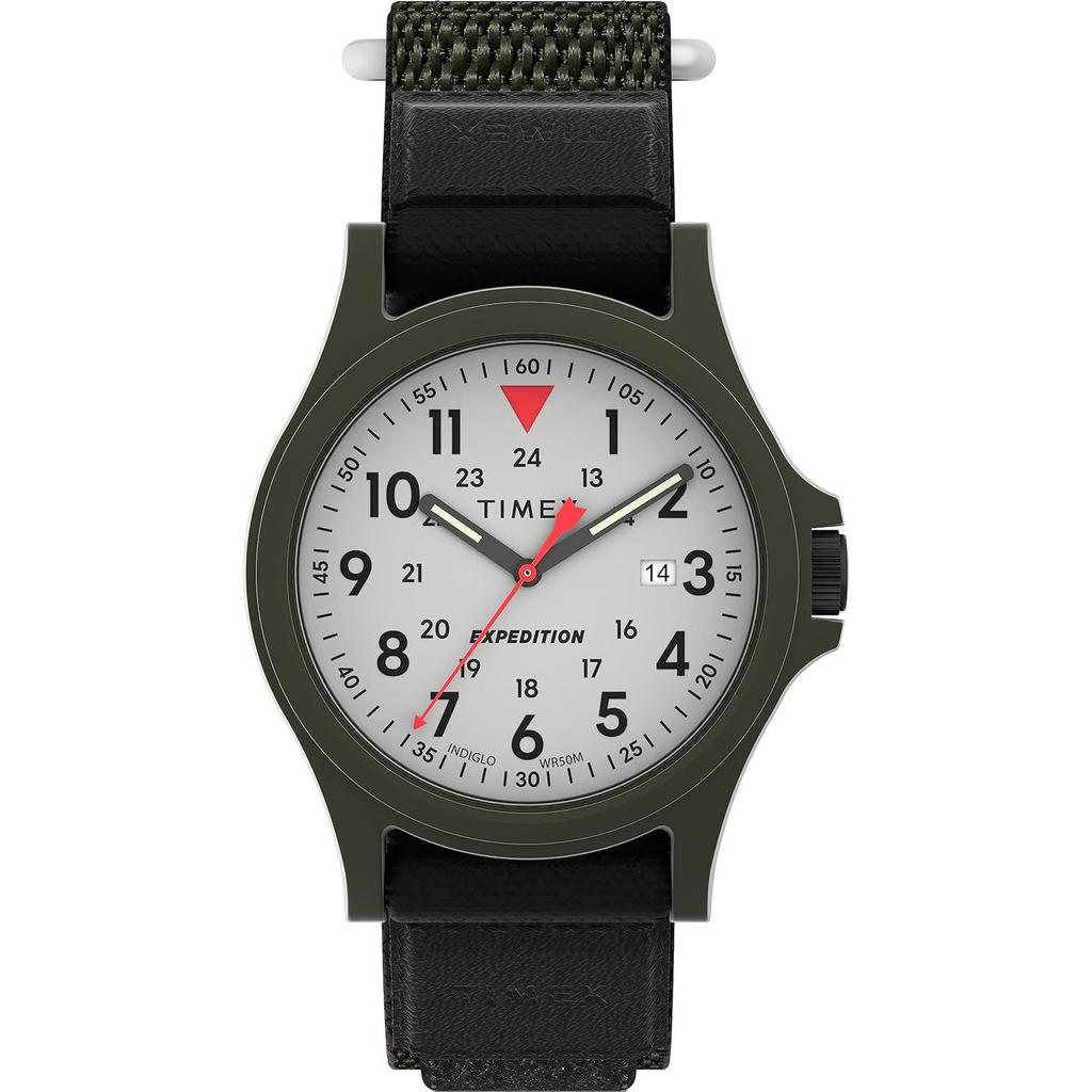 TIMEX Watch Expedition Acadia Fast Wraps Gray Dial Resin Mineral Glass Quartz 40MM America Wristwatch Brand TW4B29300 Unisex Navy
