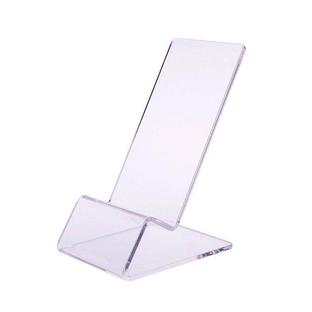 Acrylic Transparent Stand For Iphone Samsung Xiaomi Game Cell Phone Display Console Clear Shelf Window Counter Display Showcase