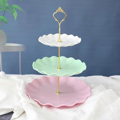 Three-Tier Dessert Display Stand for Parties and Weddings