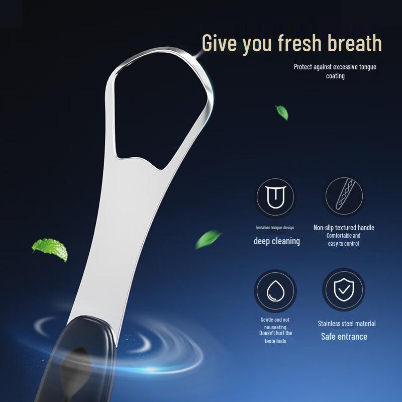 Limpiador de Lengua de Acero Inoxidable DR.WLEN