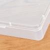 Clear Plastic Stackable Mask Storage Box with Lid Mask Organizer Mask Protector