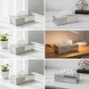 Tissue Holder BiColor Box Cover Rectangular Dispenser for Living Room, Bedroom, Coffee Table