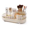 Desktop Rotating Makeup Brush Storage Cylinder, Cosmetic Storage Box, Shelf, Dressing Table Opening Lipstick Holder