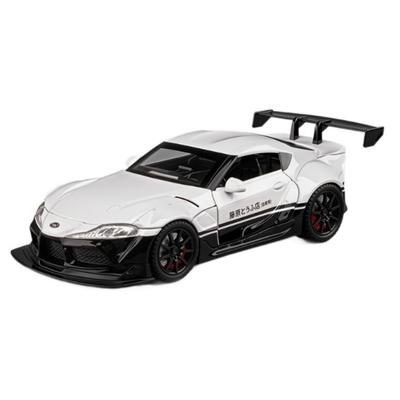Neues 1/22 Toyota Supra F9 JDM Supercar Legierungsmodellauto Spielzeug Diecasts Metallguss Sound und Licht Auto Spielzeug für Kinder Fahrzeug
