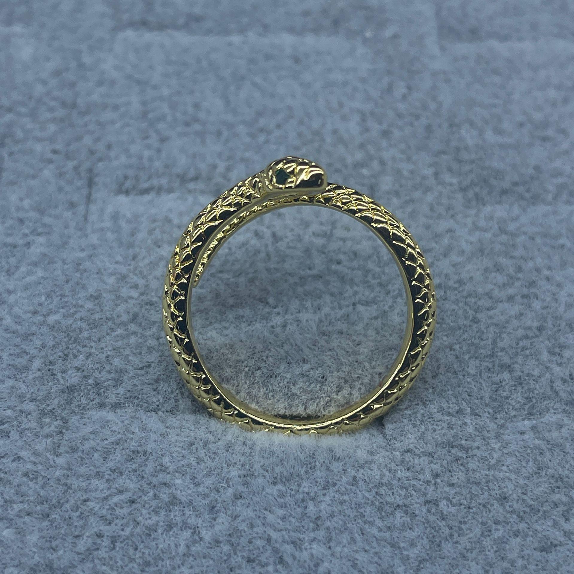 

Кольцо Змеиного Духа Женское Год Рождения Зодиак Мода Индивидуальность Нишевый Дизайн Темперамент Универсальное Продвинутое Чувство Открытое Кольцо на Указательный Палец