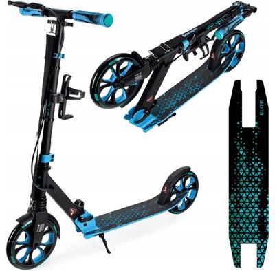 Amortisörlü büyük katlanabilir şehir scooter'ı Bergen Elite