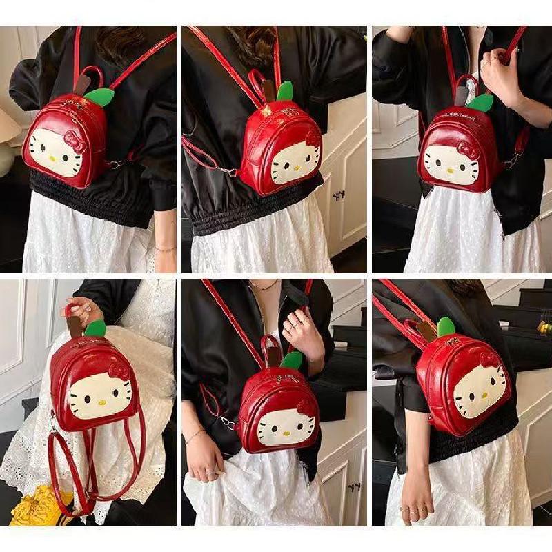 Red Sweet Adorable Design Mini Backpack For Kid Use Daily