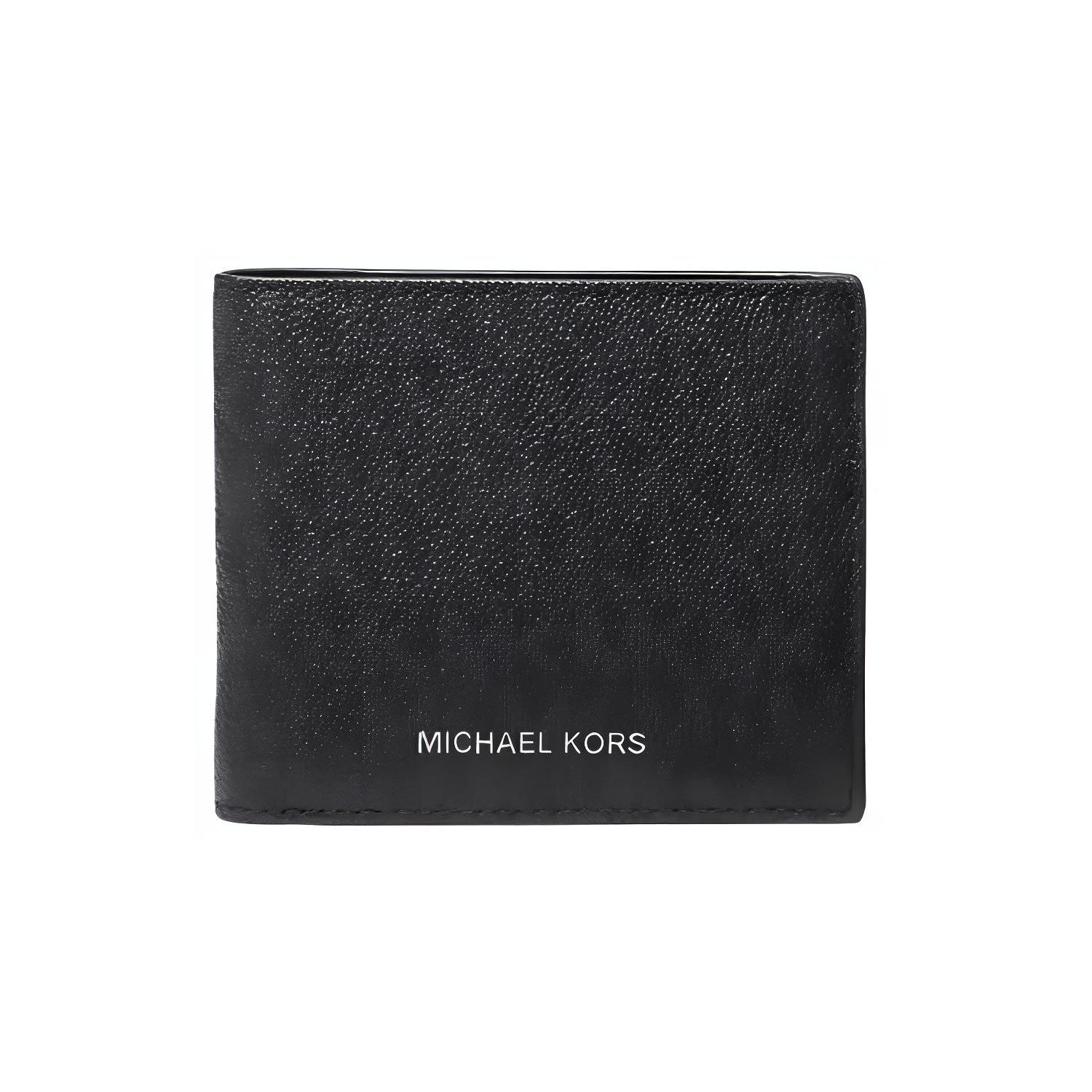 Michael Kors MK Cooper Short Logo Print Canvas Wallet Men wallet Black 36U9LCRF6B-BLACK Basic Set (Bag)