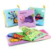 2017 Baby Cloth Book Early Education Toy English Cognitive Handheld Book Tear-resistant With Rustling Paper Bb Call