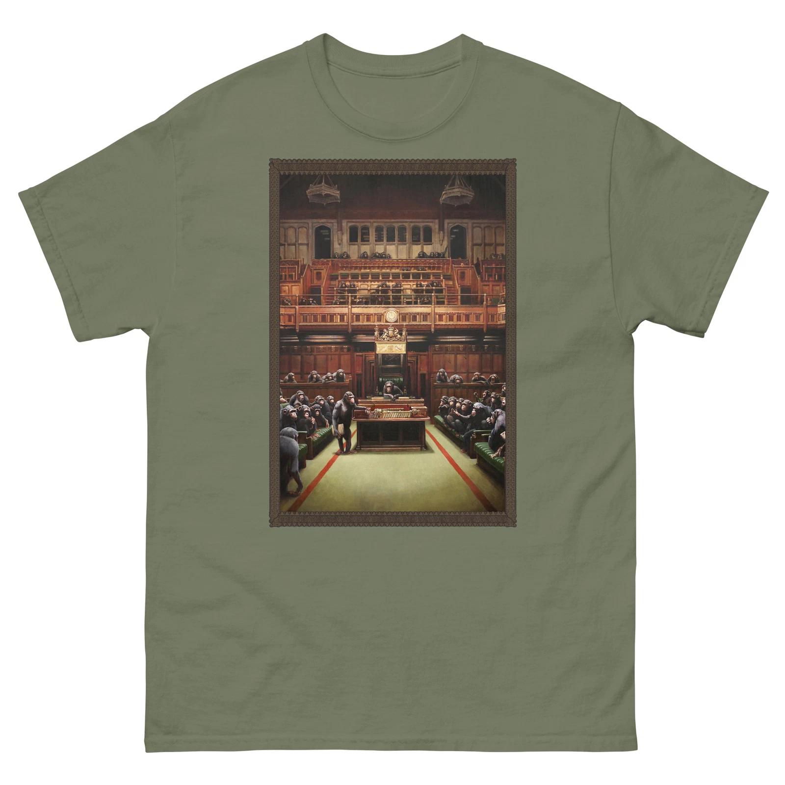 

Monkey Parliament T Shirt Design by Banksy S