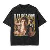 Ilya Rozanov Rivalità Accesa T-shirt Lavata Streetwear T-shirt Stampate Connor Storrie T-shirt per Uomo Donna Cotone Estate