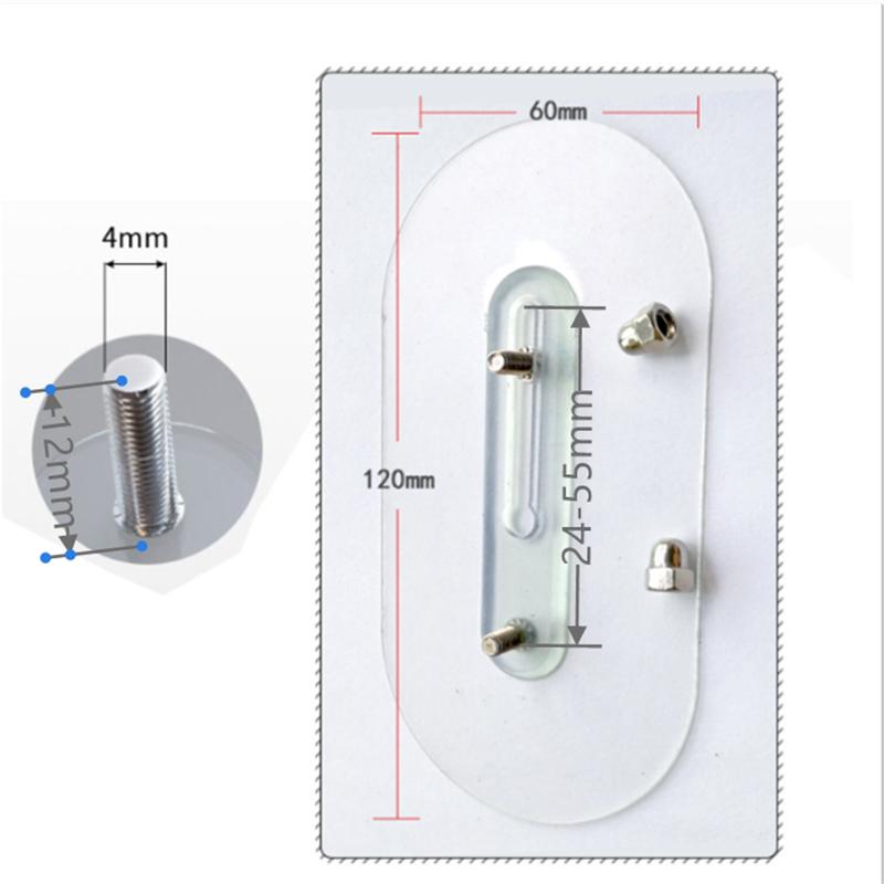 

2 шт. прочный клейкий бесшовный липкий настенный крючок для крепления на гвоздях, двойные колышки, регулируемые винтовые наклейки, наборы для настенных картин