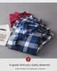 Men's Trendy Plaid Shirt: Long-Sleeved, Loose, Brushed Casual Jacket for Spring, Summer, and Autumn