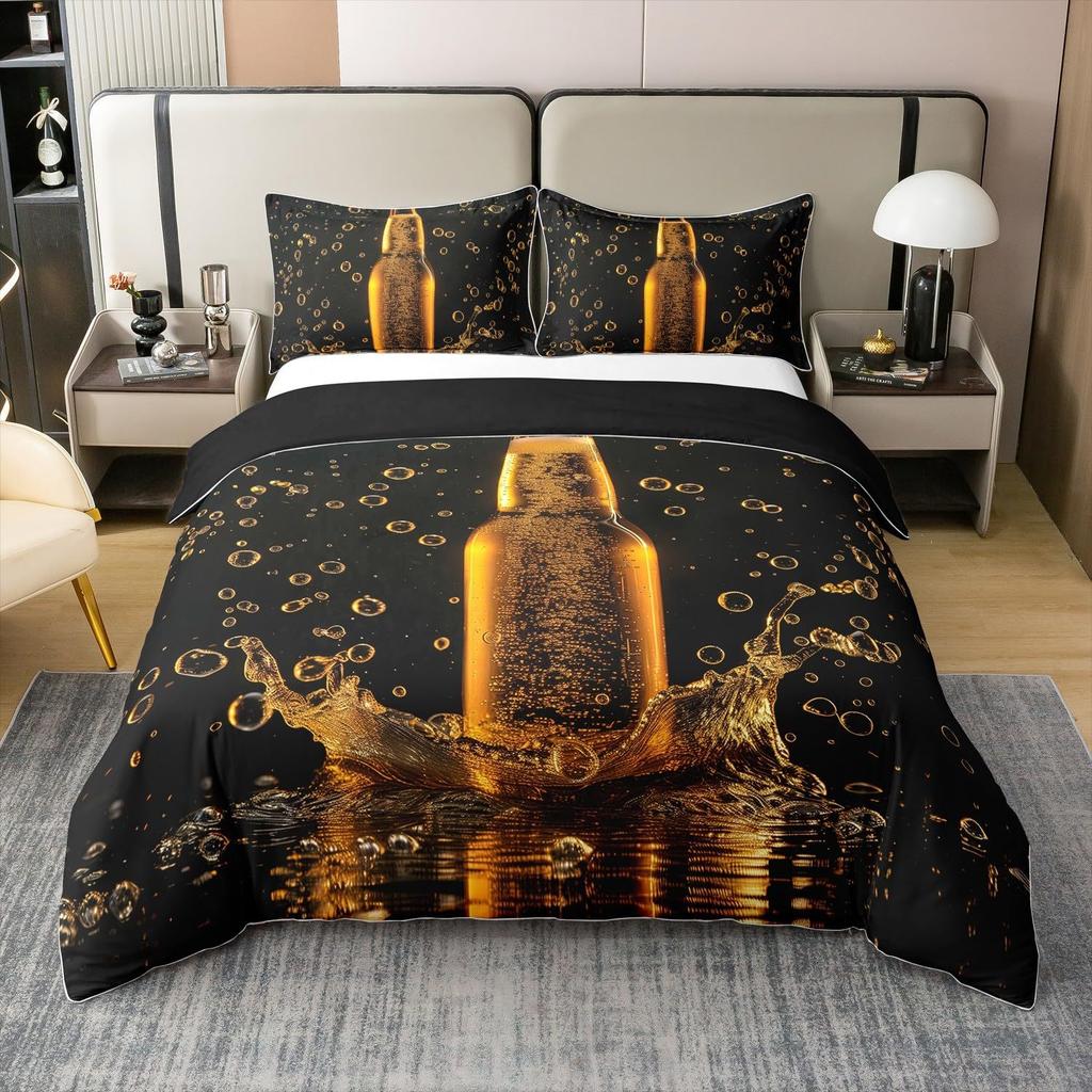 Warm Animated Down Comforter Set Bedding Set 3-piece Duvet Cover Set