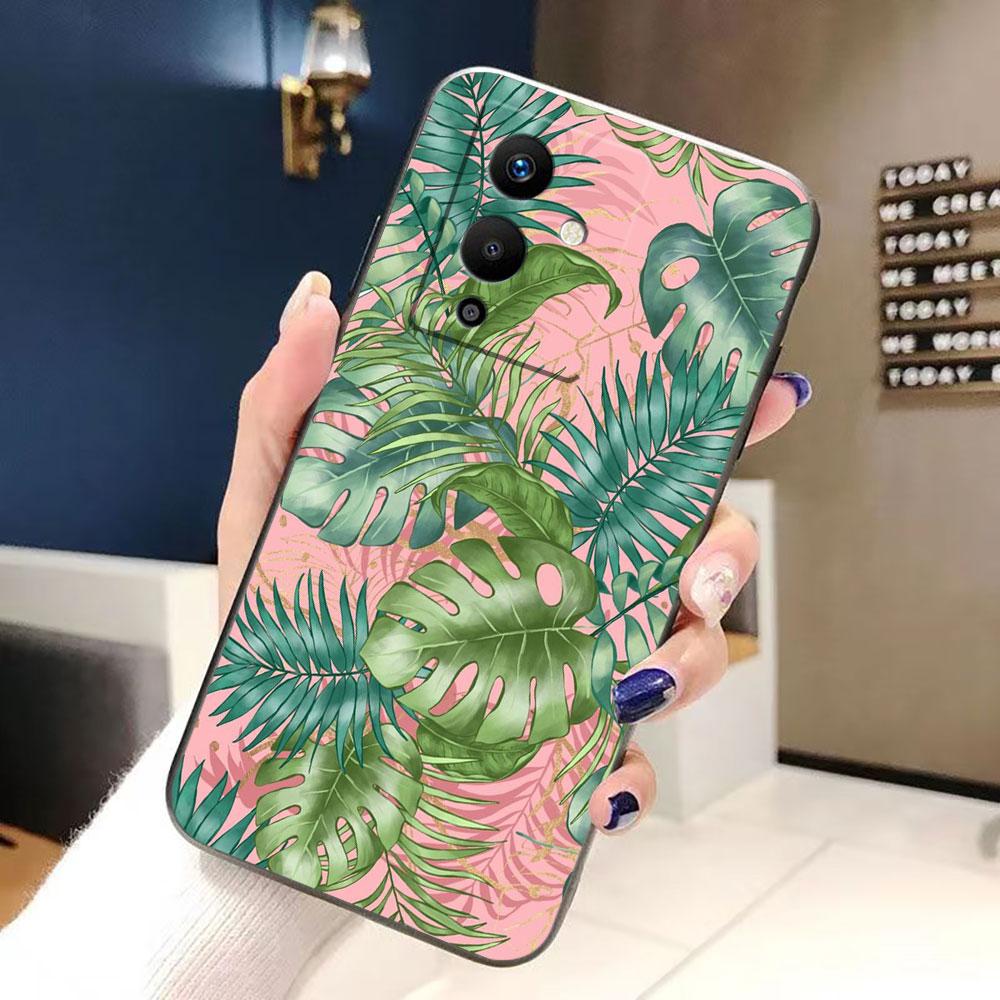

Vintage Banana Leaf Flower Cover Phone Case For Infinix NOTE 7 8 8I 10 11 11S 12 30 40 TECNO POVA NEO 2 4 5 6 Pro Case Funda Infinix TECNOPOVANEO