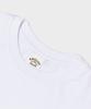 ANALOG MOOD Word Letter Short Sleeve T-Shirt (White)
