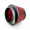 Universal High Flow Cone Air Filter Red Blue 115mm 4.5inch Washable Reusable Cold Air Intake Filter for Car Engine Air Inlet