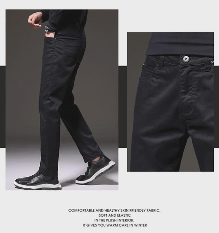 Pánské elastické ležérní rovné kalhoty na jaro a podzim 2023 - Střih pro střední věk