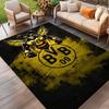 Borussia Dortmund Print Rug, Washable Floor Carpet, For Entryway Dorm Laundry Room Office Study, Home Decor Birthday Christmas Gift