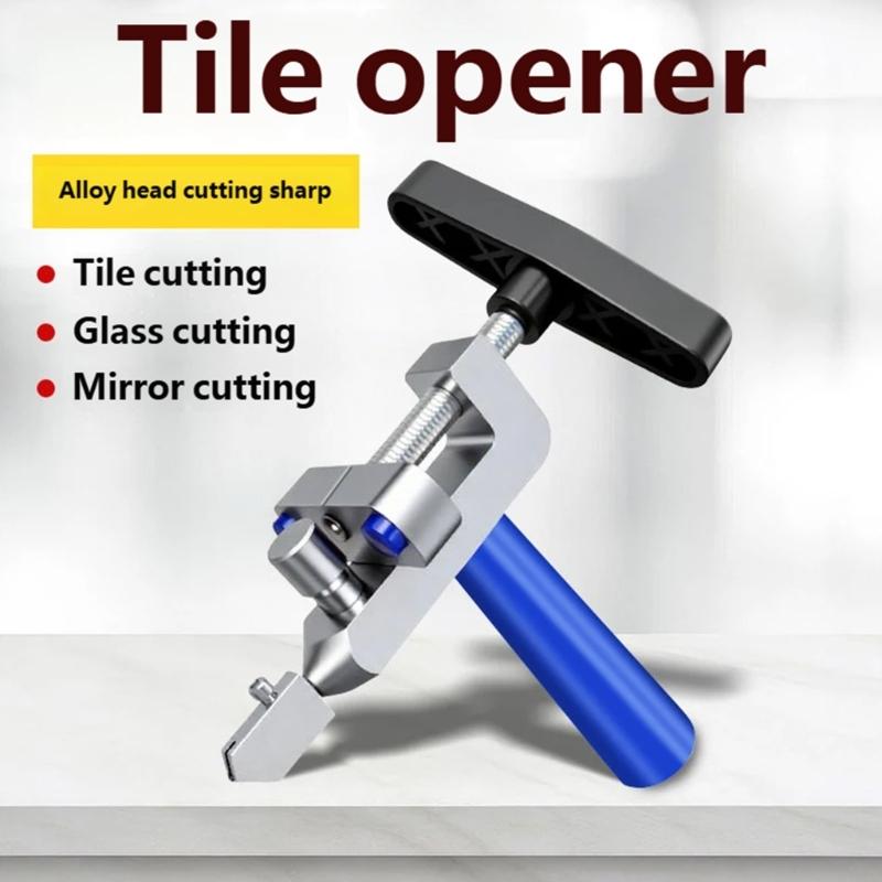 Professional Aluminum Alloy Glass Cutter With Ergonomic Handle For Precise Tile And Glass Cutting Tile Opener M4YD CN