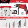 Delixi Multifunctional 220V Hammer & Pistol Electric Drill: Compact, Powerful Handheld Tool for Home Use.