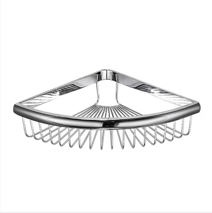 Stainless Steel Bathroom Storage Rack Shower Room Bathroom Triangle Storage Rack Toilet Wall Corner Bathroom Corner Rack серебряный