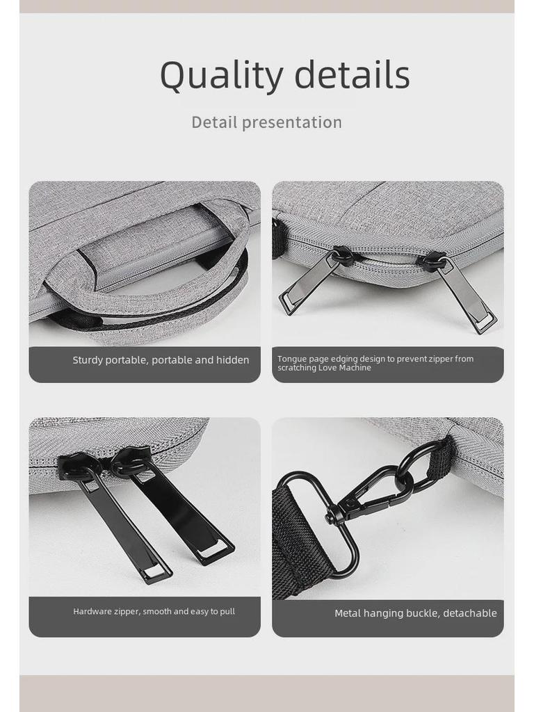 Versatile Laptop Crossbody Bag for Apple, Huawei, Xiaomi, Lenovo, Acer & More