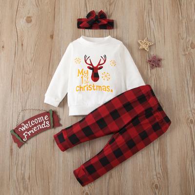 baby girl plaid pants