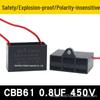 Free Shipping CBB61 Electric Fan Capacitor 0.8-6uF for Ceiling, Floor, and Industrial Fans