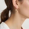1 Pair Geometric Rhombus Metal Stud Earrings Rhombus Geometric Earrings Stud Hollow Rhombus Dangle Earrings for Women Girls