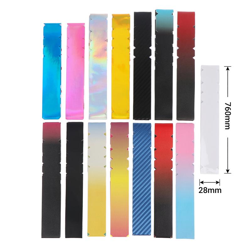 Pickleball Racket Edge Sticker 760*28mm PU Waterproof Protective Tape for Training Competition Racket Care