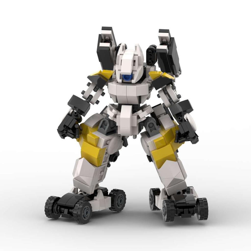 M Building Block Is Compatible With Lego, Attack And Kill Mobile Team Creative Assembly Battle Robot Toy Building Block Ornament Set