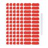 48-144Pairs Sports Eye Black Stickers Under Eye Black Strips Football Face Stickers Breathable Eyeblack Sticker with 1Pcs Pencil
