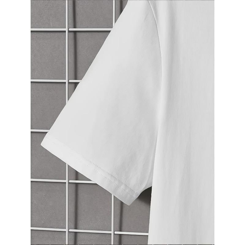 European Sizes Men's Summer T-shirt Waves Dynamic Marlin Fish Graphic Print Short Sleeve Tees Trend Casual Tops