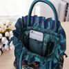 Ethnische Spitze Eimer Handtasche - Damen Koreanische Einfarbige Abendtasche
