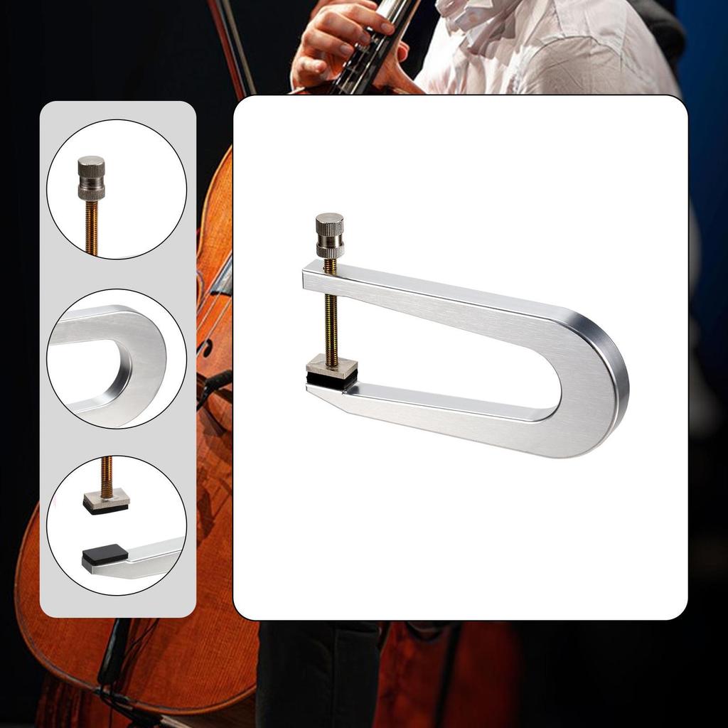 Metal Violin Back Plate Bracing Clip, Cello Making Install Repair Tool, Bass Bar Clamp for