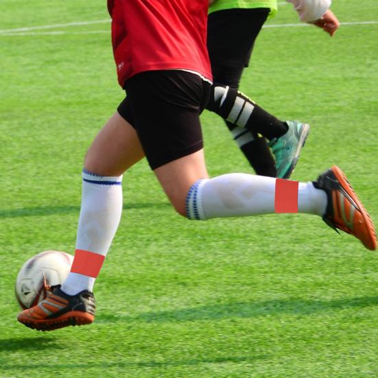 Fußball-Schienbeinschoner-Gurte, Silikon-Schienbeinschützer für Männer, Frauen und Jugendliche, verstellbare elastische Bänder, Fußball-Sport-Trainingsausrüstung