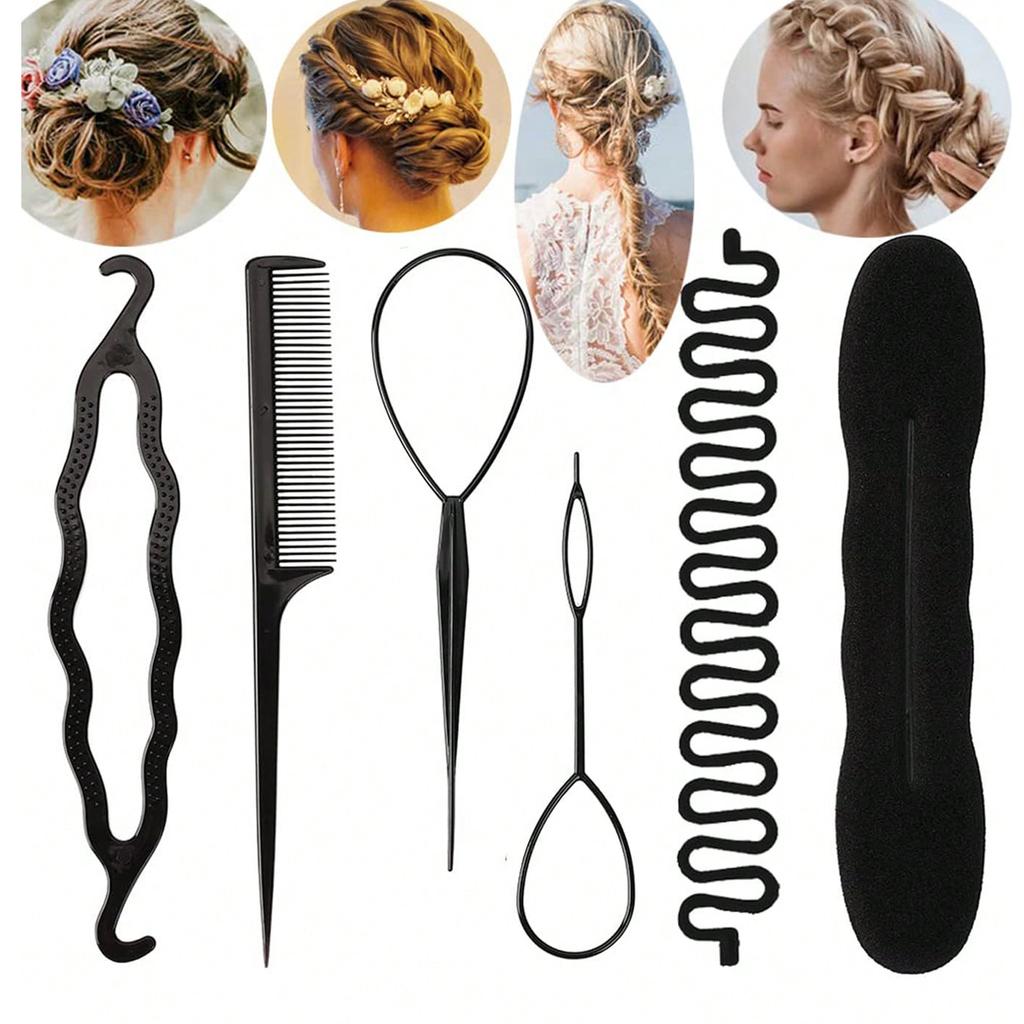 Centipede Braid Hair Tool Lazy Bun Maker Hair Accessories Kit French Braid Tools Hair Braiding Accessories for Women Hair Stylin