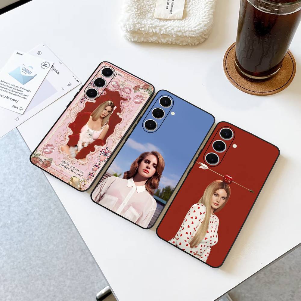 Singer Lana Del Rey Phone Case For Samsung S 24 fe 25 Ultra plus 20 lite 21 30 22 23 24 22 Ultra 5G Fundas