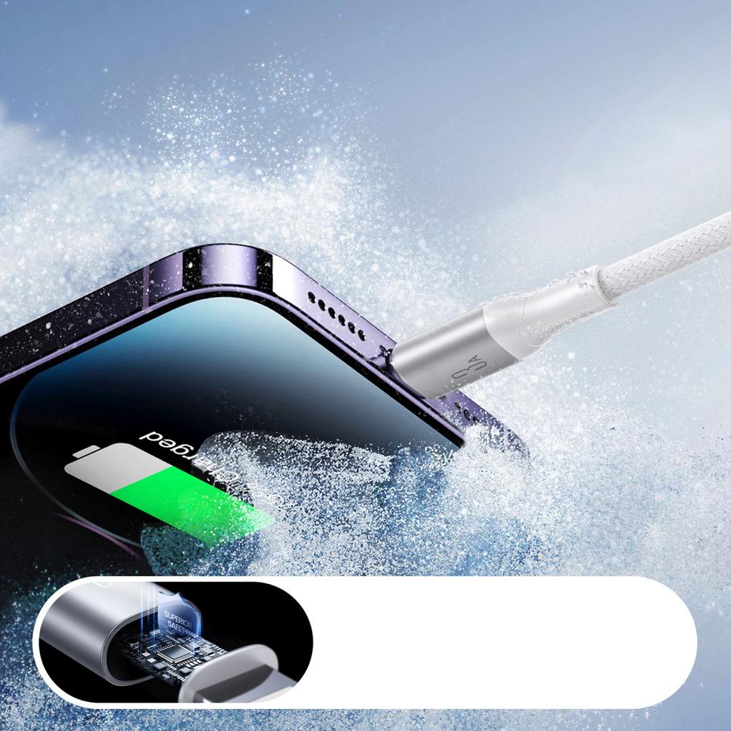 Kabel Przewód USB-A - iPhone Lightning 3A 2m - Biały