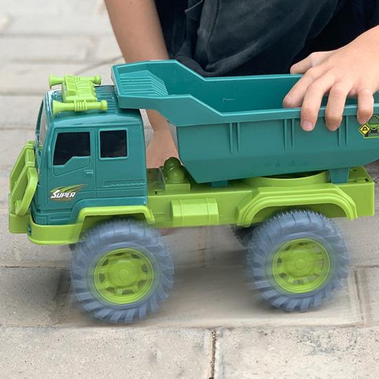 Kinder Baufahrzeug Spielzeug Simulationsbagger/Kipper/Mischer LKW Modell Spielzeug Flexibler Arm Beweglich Vorwärts gleitendes Fahrzeug Spielzeug Baby Strand Sandspielzeug