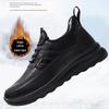 Warm, Non-Slip Waterproof Velvet-Lined Winter Cotton Shoes for Middle-Aged and Elderly Men and Women